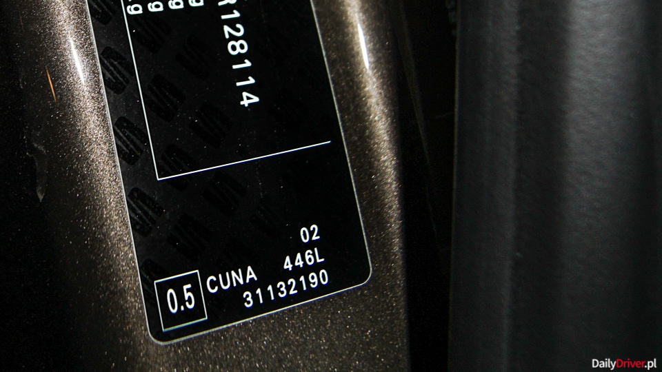 numer VIN oznaczenie silnika 2.0 TDI 184 KM CUNA