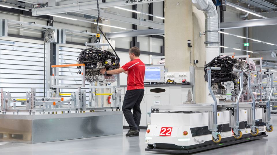 Fabryka Porsche silniki V8